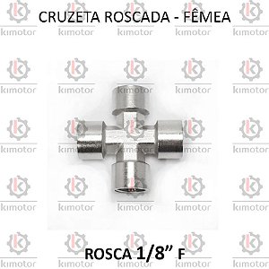 Cruzeta Roscada - 1/8F BSP (721301)