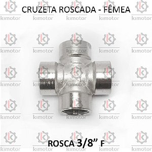 Cruzeta Roscada - 3/8F BSP (721303)