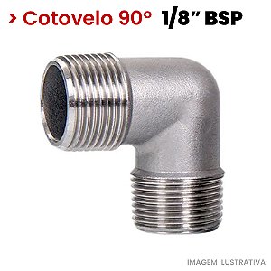 Cotovelo Rosca Macho - 1/8 M - BSP (721201)