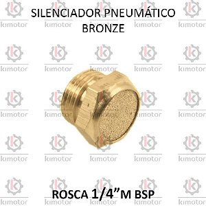 Silenciador Pneumatico Bronze - 1/4