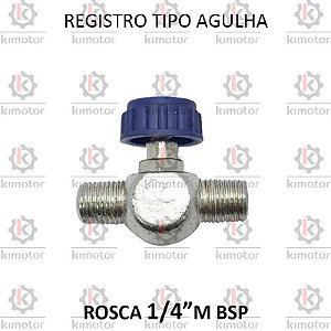 Registro Tipo Agulha - 1/4 MM (762103)