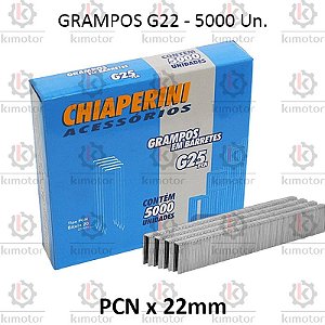 Grampos Chiaperini 5000Un - PCN x G22mm