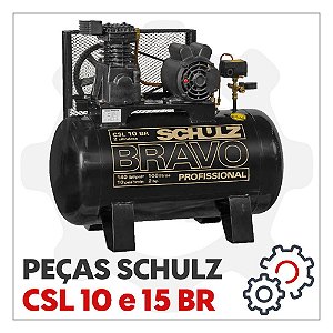 Vista Explodida Schulz Bravo CSL 10 e 15 BR - Peças