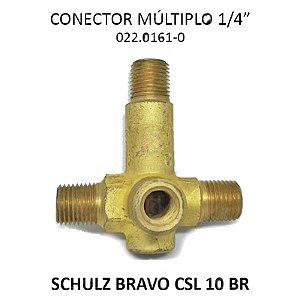 Conector Multiplo Schulz Bravo CSL 10 BR (022.0161-0/AT)
