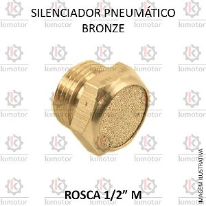 Silenciador Pneumatico Bronze - 1/2