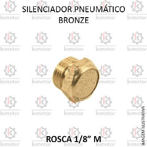 Silenciador Pneumatico Bronze - 1/8