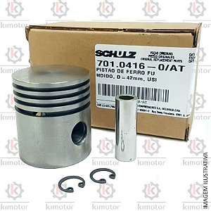 Pistão Compressor - 42 mm - Schulz MCSV 20 Audaz - AP - em Ferro (701.0416-0/AT) [P3 - H24]