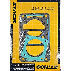 Jogo de Juntas Compressor Schulz CSL 10 BR e 15 BR Bravo (830.1895-0)