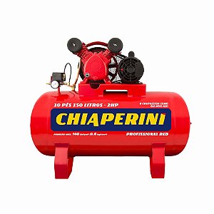 Compressor Chiaperini RED 10/150 - 10pcm 2HP 150L 140psi - Monofasico