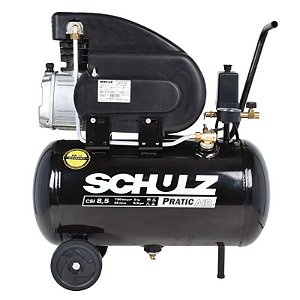Motocompressor Schulz CSI 8.5/25 Pratic Air - 8,5pcm 25L 120psi - 220V (915.0394-0)