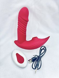 Vibrador Recarregável Scarlett Clitóriano Vai E Vem Pulsações Vipmix