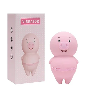 Estimulador Clitoriano Recarregável Porquinho 6 Vibrações Vipmix