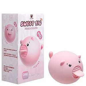 Estimulador Porquinho Sweet Pig Lilo Recarregavel Vipmix