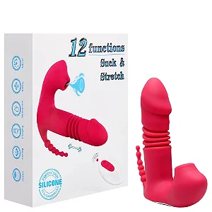 Vibrador Pulsação Vai E Vem Wireless Suck Sexy Import