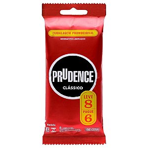 Preservativo Clássico Com 8 Unidades Prudence