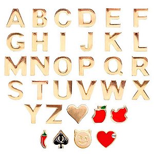 Letras Metal Para Calcinha Personalizável Tallyta