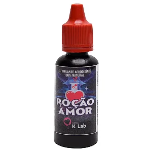 Energético Unissex Poção Do Amor Gotas Estimulante K-Lab 20Ml