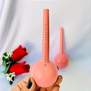 Ducha Íntima Higiênica Pequena com Bombinha Aplicadora Gino Hot Flowers