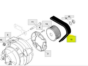 CORREIA TRAPEZOIDAL COD: R521053