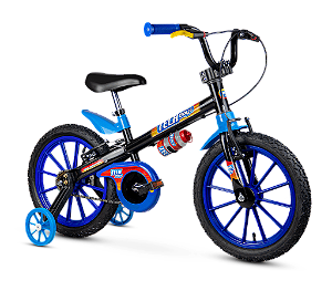 Bicicleta Infantil Aro 16 - TechBoys Masculina - Azul - Nathor