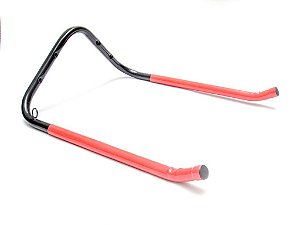 Suporte de Parede Horizontal para 2 Bicicletas - Laranja