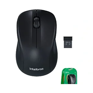 MOUSE INTELBRAS MSI 55 SEM FIO PRETO BLISTER