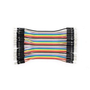 Kit Jumper Macho-Macho x40 Unidades 10cm Para Arduino