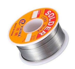 ROLO DE SOLDA KAINA ESTANHO FIO 0,5MM 100G