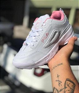 Tênis fila feminino elegante passeio caminhada