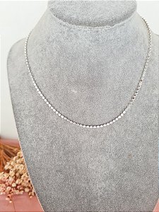 Choker Delicada Prata