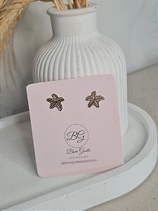 Brinco Estrela do Mar Dourado