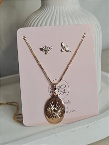 Conjunto de Espírito Santo dourado