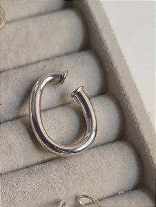 Piercing Fake Grande Prateado