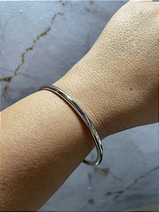 Bracelete prata Aço Inox