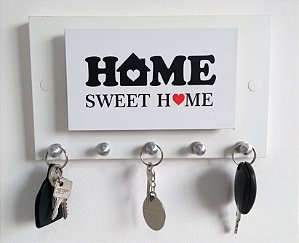 PORTA CHAVES E CORRESPONDÊNCIA EM MDF 25X3,5X15CM - HSH