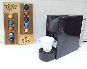 PORTA CÁPSULAS DE CAFÉ E CHÁ (NESPRESSO) 18,5X1,5X27CM