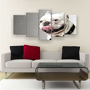 Quadro Decorativo Bulldog 129x61cm Sala Quarto