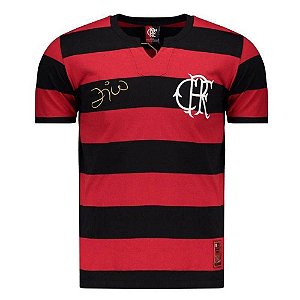 Camisa Flamengo Zico Retrô 81 Preta - Braziline - LeGol - Roupas e  acessórios do seu time de coração.