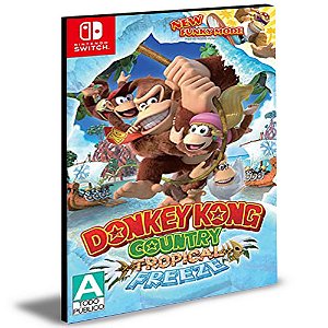Donkey Kong Country Tropical Freeze Nintendo Switch Mídia Digital