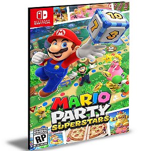 Mario Party Superstars Português Nintendo Switch Mídia Digital