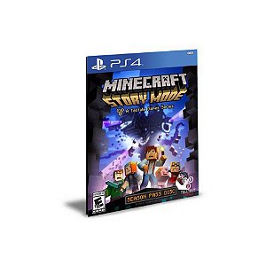 Minecraft Story Mode Season Pass PS4 PSN Mídia Digital