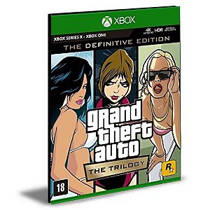 Grand Theft Auto The Trilogy The Definitive Edition Xbox One e Xbox Series X|S Mídia Digital