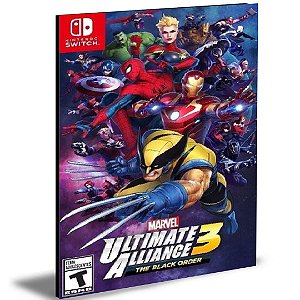 MARVEL ULTIMATE ALLIANCE 3 The Black Order Nintendo Switch Mídia Digital