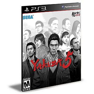 Yakuza 5 Ps3 PSN Mídia Digital