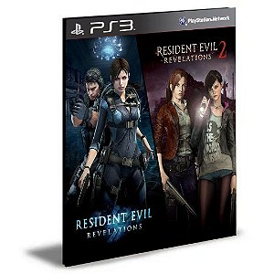 Resident Evil Revelation 1 e 2 Ps3 Psn Mídia Digital