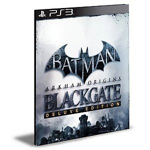 Batman Arkham Origins Blackgate Deluxe Edition Ps3 Psn Mídia Digital