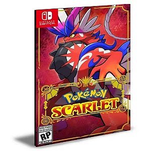 Pokémon Scarlet Nintendo Switch Mídia Digital