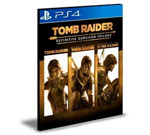 Tomb Raider Definitive Survivor Trilogy Ps4 e PS5 Mídia Digital