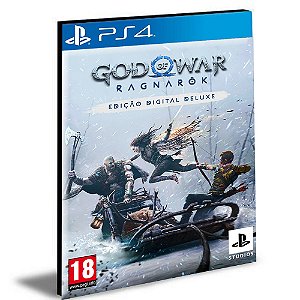 God of War Ragnarök Deluxe Edition Ps4 Mídia Digital