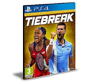 TIEBREAK Official game of the ATP and WTA PS4 Mídia Digital